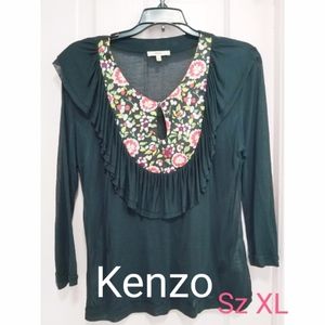 Kenzo Silk top with Flowers